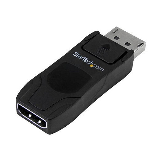 StarTech.com Adaptador Convertidor Pasivo DisplayPort a HDMI 4K 3840x2160 - Negro StarTech.com Adaptador Convertidor Pasivo DisplayPort a HDMI 4K 3840x2160 - Negro