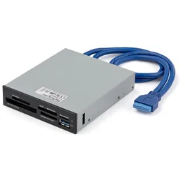 Startech Lector de tarjetas interno 35FCREADBU3 USB 3.0 UHS-II, Negro