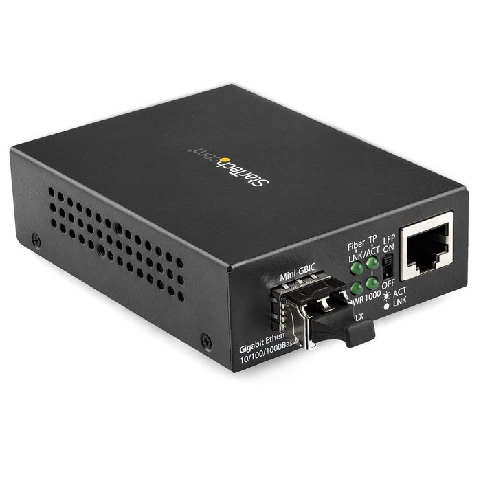 StarTech Conversor de Medios Gigabit Ethernet a Fibra LC Multimodo 550m