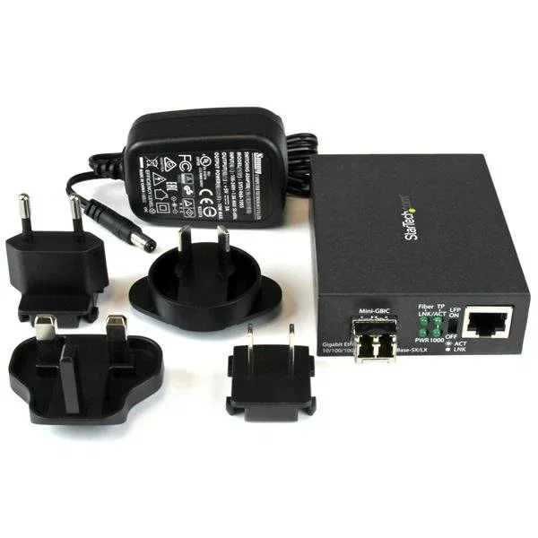 StarTech Conversor de Medios Gigabit Ethernet a Fibra LC Multimodo