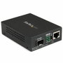 StarTech MCM1110SFP Convertidor de Medios Gigabit Ethernet a Fibra con SFP Abierto