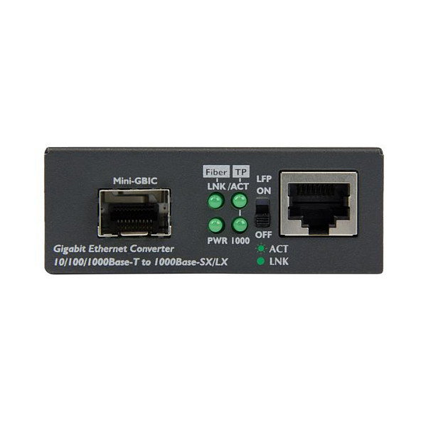 StarTech MCM1110SFP Convertidor de Medios Gigabit Ethernet a Fibra con SFP Abierto StarTech MCM1110SFP Convertidor de Medios Gigabit Ethernet a Fibra con SFP Abierto