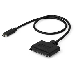 StarTech.com Adaptador USB 3.1 a SATA USB-C para disco de 2.5 pulgadas, 10 Gbps, Negro