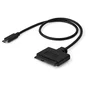 StarTech.com Adaptador USB 3.1 Gen 2 a SATA de 2,5 pulgadas con cable USB-C Negro