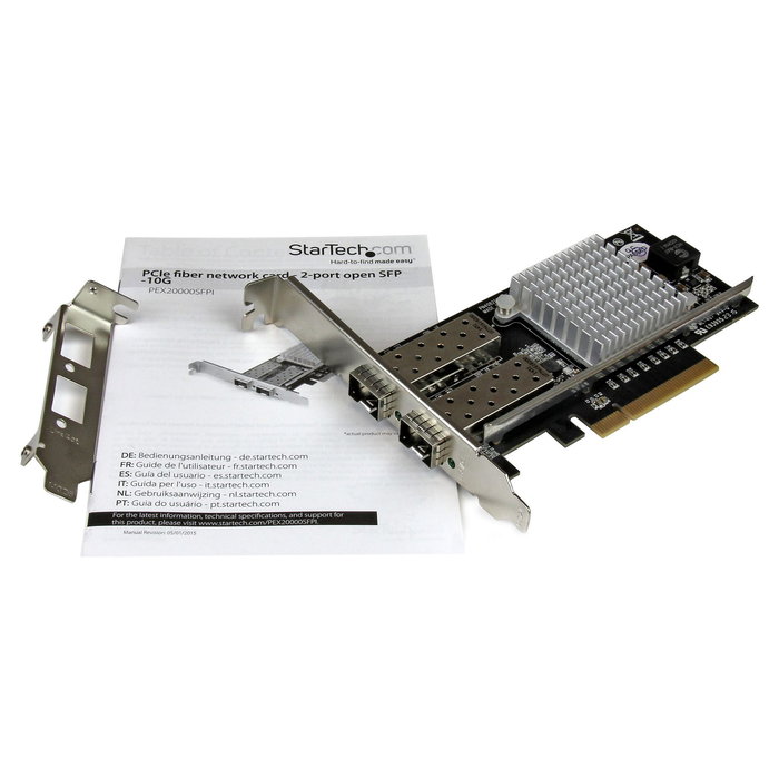 Tarjeta de Red Startech PEX20000SFPI