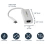 StarTech.com Adaptador de red Gigabit Ethernet USB-C US1GC30W Blanco