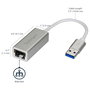 StarTech Adaptador de red USB 3.0 a Gigabit Ethernet RJ-45 Plata