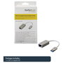 StarTech Adaptador de red USB 3.0 a Gigabit Ethernet RJ-45 Plata