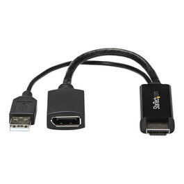 Adaptador DisplayPort a HDMI Startech HD2DP Negro 4K