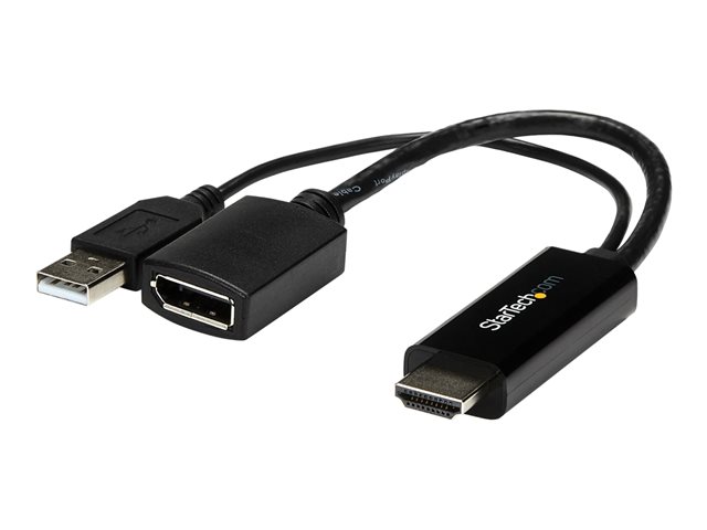 Adaptador DisplayPort a HDMI Startech HD2DP Negro 4K
