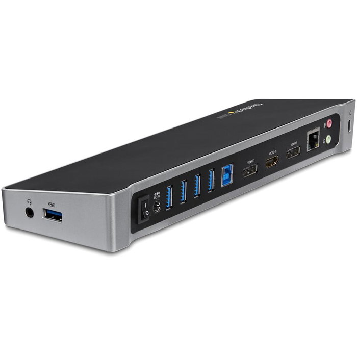 Startechcom Docking Station 13 En 1 Universal Triple Display para Portátil Windows macOS Chrome OS con HDMI DisplayPort USB 3.0