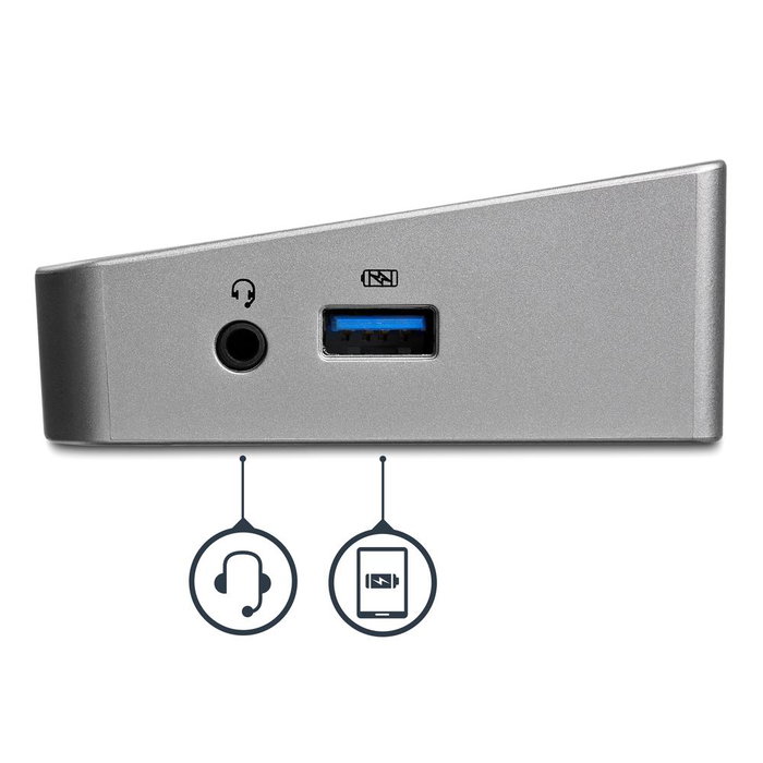 Startechcom Docking Station 13 En 1 Universal Triple Display para Portátil Windows macOS Chrome OS con HDMI DisplayPort USB 3.0