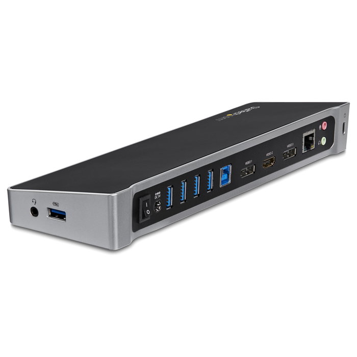 StarTech Docking Station USB 3.0 con 2x DisplayPort y 1x HDMI para 3 Monitores StarTech Docking Station USB 3.0 con 2x DisplayPort y 1x HDMI para 3 Monitores