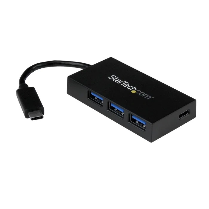 StarTech.com Concentrador USB 3.0 de 4 Puertos - USB-C a 1x USB-C y 3x USB-A, 5Gbps, Negro StarTech.com Concentrador USB 3.0 de 4 Puertos - USB-C a 1x USB-C y 3x USB-A, 5Gbps, Negro