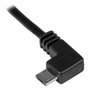 StarTech.com Cable USB A a Micro-USB B de 1 m, Negro, Acodado Izquierdo