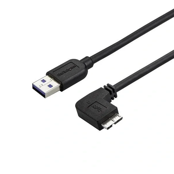 StarTech.com Cable Micro USB 3.0 acodado a la derecha 0,5m USB A a Micro-USB B Negro StarTech.com Cable Micro USB 3.0 acodado a la derecha 0,5m USB A a Micro-USB B Negro