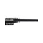StarTech Cable Micro USB 3.0 Delgado con Conector en Ángulo Derecho, 0,5 m, Negro