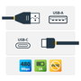 StarTech.com Cable de Carga y Sincronización USB-A a USB-C de 1m, Negro
