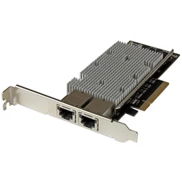 StarTech.com Tarjeta de Red PCIe 10 GbE Dual Puerto RJ45 - Chipset Intel X540 - 10GBase-T - Referencia ST20000SPEXI