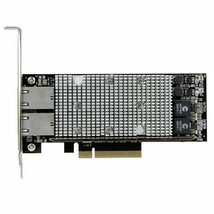Startechcom Tarjeta de red ST20000SPEXI con 2 puertos RJ45 PCIe 10GbE