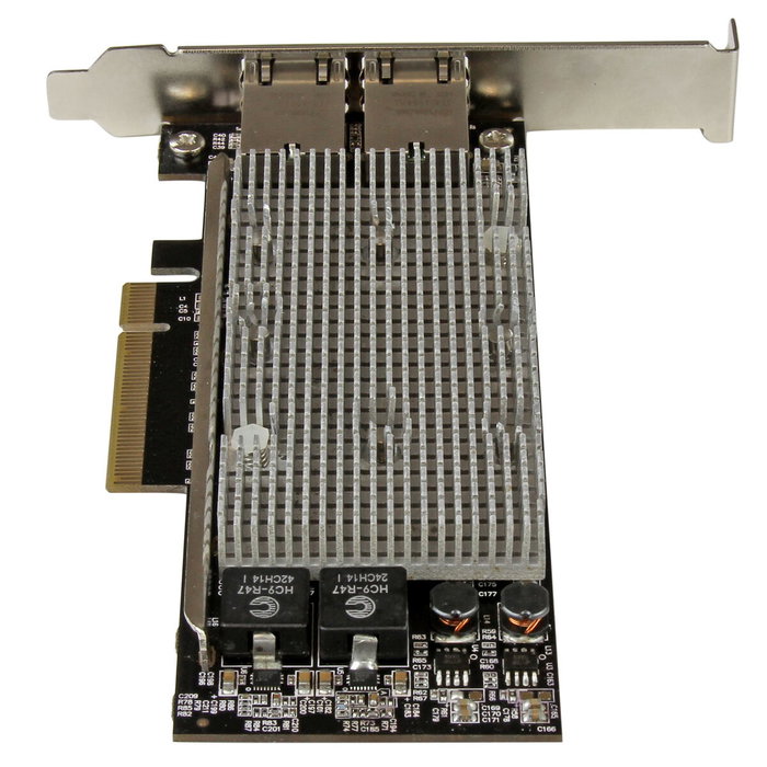 Startechcom Tarjeta de red ST20000SPEXI con 2 puertos RJ45 PCIe 10GbE