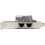 Startechcom Tarjeta de red ST20000SPEXI con 2 puertos RJ45 PCIe 10GbE