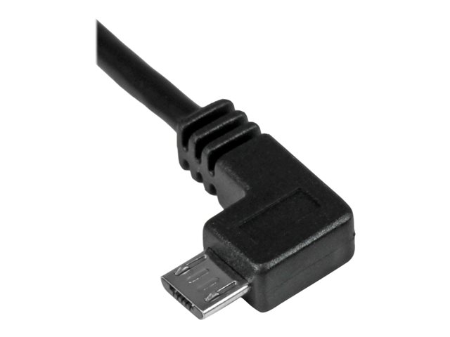StarTech.com Cable Micro USB 2m Acodado Izquierda USB2P Tipo B Macho a USB Tipo A Macho Negro StarTech.com Cable Micro USB 2m Acodado Izquierda USB2P Tipo B Macho a USB Tipo A Macho Negro