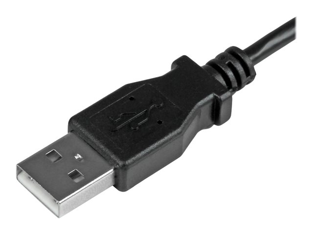 StarTech.com Cable Micro USB 2m Acodado Izquierda USB2P Tipo B Macho a USB Tipo A Macho Negro StarTech.com Cable Micro USB 2m Acodado Izquierda USB2P Tipo B Macho a USB Tipo A Macho Negro