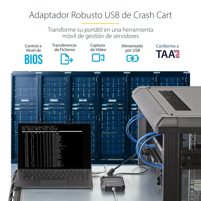 StarTech Consola KVM para Portátil NOTECONS02X Negro StarTech Consola KVM para Portátil NOTECONS02X Negro
