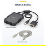 StarTech Consola KVM USB 2.0 para Portátil a Servidor, Adaptador Crash Cart Móvil, VGA, 1920x1200 Full HD, Negro