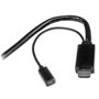 StarTech.com Cable Conversor HDMI, DisplayPort o Mini DisplayPort a HDMI de 2m, Negro