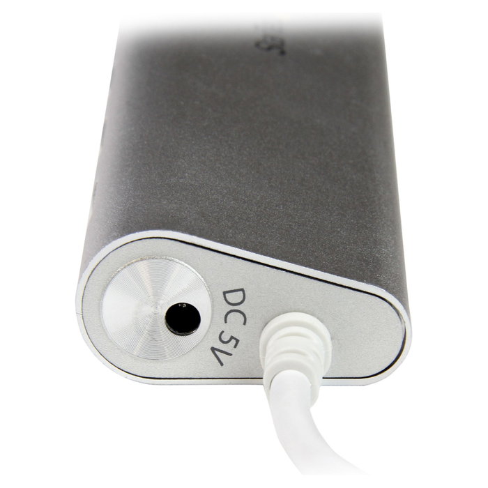 StarTech.com Concentrador USB 3.0 de 7 Puertos Blanco y Plata