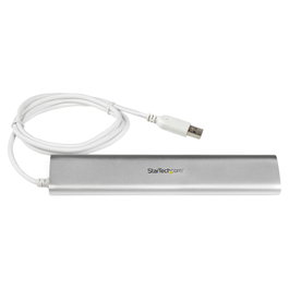 StarTech.com Concentrador USB 3.2 Gen 1 de 7 Puertos ST73007UA Plata y Blanco