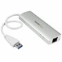 Startech Hub USB 3.2 Gen 1 de 3 puertos con adaptador de red Gigabit Ethernet ST3300G3UA