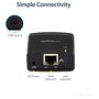 StarTech.com Servidor de Impresión en Red Ethernet LPR 10/100 Mbps USB 2.0, 1 Puerto LAN (RJ-45), 1 Puerto USB 2.0, Compatible con Windows y Mac