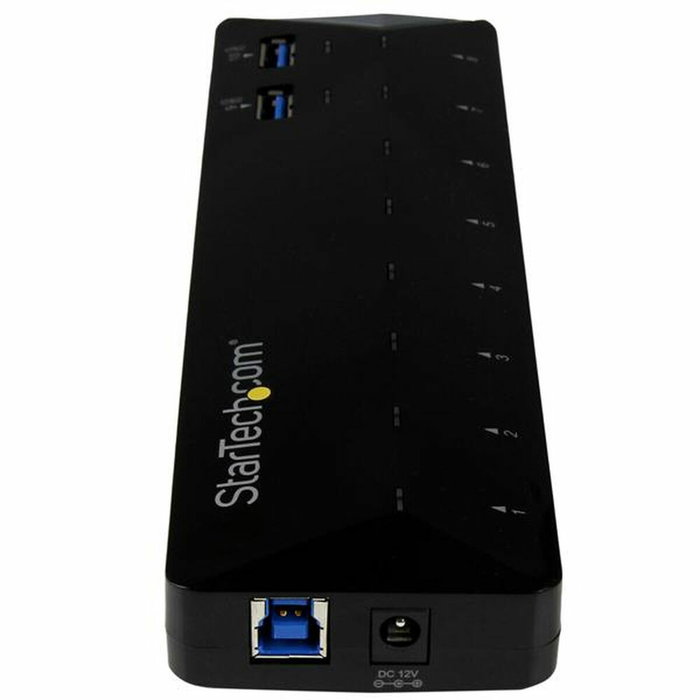 StarTech Concentrador USB 3.2 Gen 1 de 10 Puertos con Carga y Función de Interruptor, Negro StarTech Concentrador USB 3.2 Gen 1 de 10 Puertos con Carga y Función de Interruptor, Negro