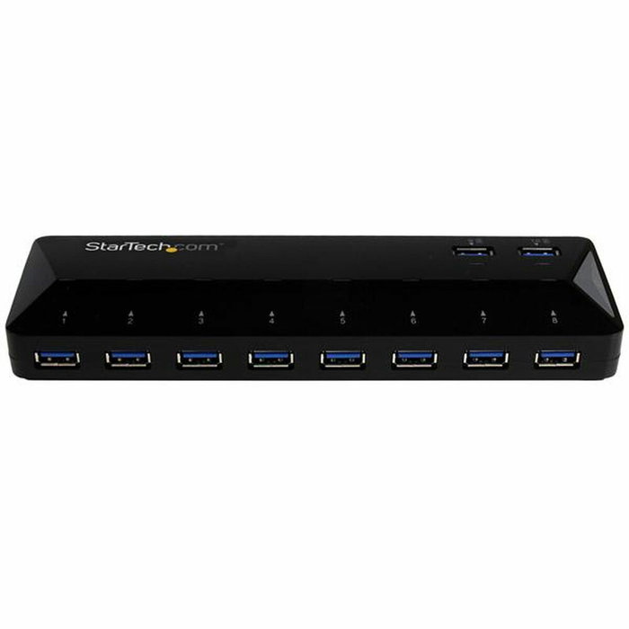 StarTech Concentrador USB 3.2 Gen 1 de 10 Puertos con Carga y Función de Interruptor, Negro StarTech Concentrador USB 3.2 Gen 1 de 10 Puertos con Carga y Función de Interruptor, Negro