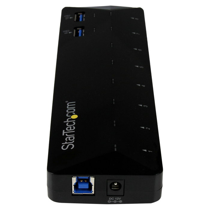 StarTech Concentrador USB 3.2 Gen 1 de 10 Puertos con Carga y Función de Interruptor, Negro StarTech Concentrador USB 3.2 Gen 1 de 10 Puertos con Carga y Función de Interruptor, Negro