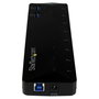 StarTech Concentrador USB 3.2 Gen 1 de 10 Puertos con Carga y Función de Interruptor, Negro