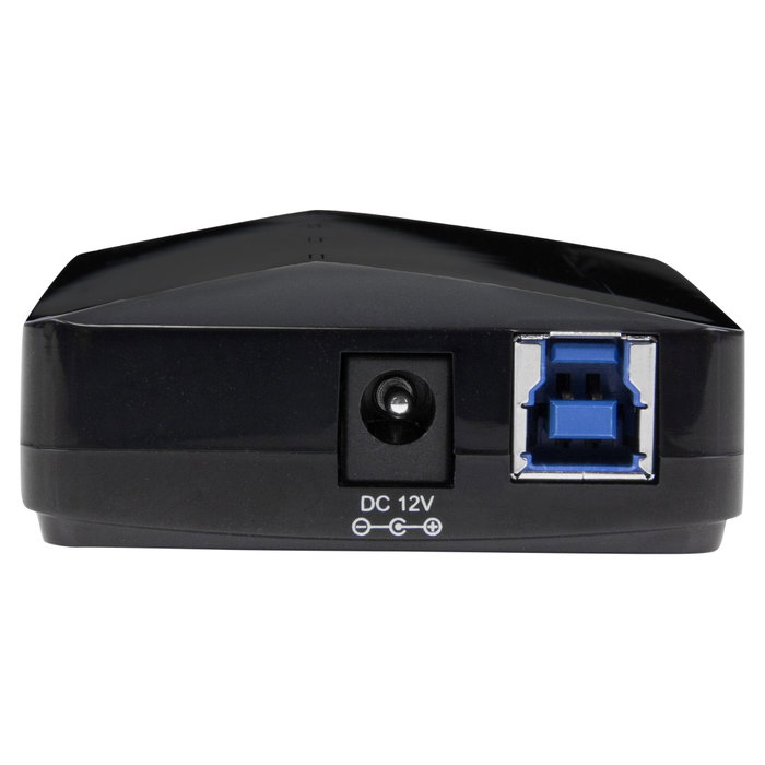 StarTech.com Hub USB 3.0 de 4 Puertos con Carga Rápida 2,4A y Función Switch, Negro