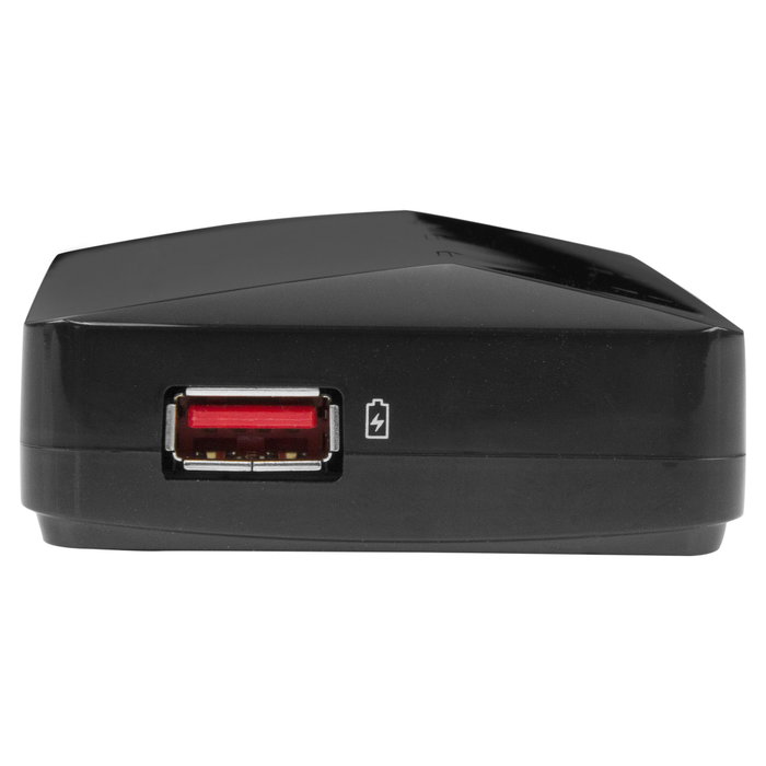 StarTech.com Hub USB 3.0 de 4 Puertos con Carga Rápida 2,4A y Función Switch, Negro