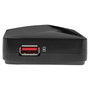 StarTech.com Hub USB 3.0 de 4 Puertos con Carga Rápida 2,4A y Función Switch, Negro