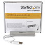 StarTech.com Hub USB 3.2 Gen 1 de 4 Puertos Tipo-A, ST43004UA, Plata y Blanco
