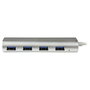 StarTech.com Hub USB 3.2 Gen 1 de 4 Puertos Tipo-A, ST43004UA, Plata y Blanco