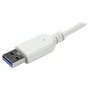StarTech.com Hub USB 3.2 Gen 1 de 4 Puertos Tipo-A, ST43004UA, Plata y Blanco