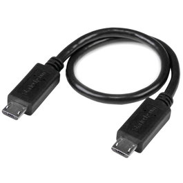 Startech Cable Micro USB OTG 0.20m Macho a Macho USB 2.0 - UUUSBOTG8IN