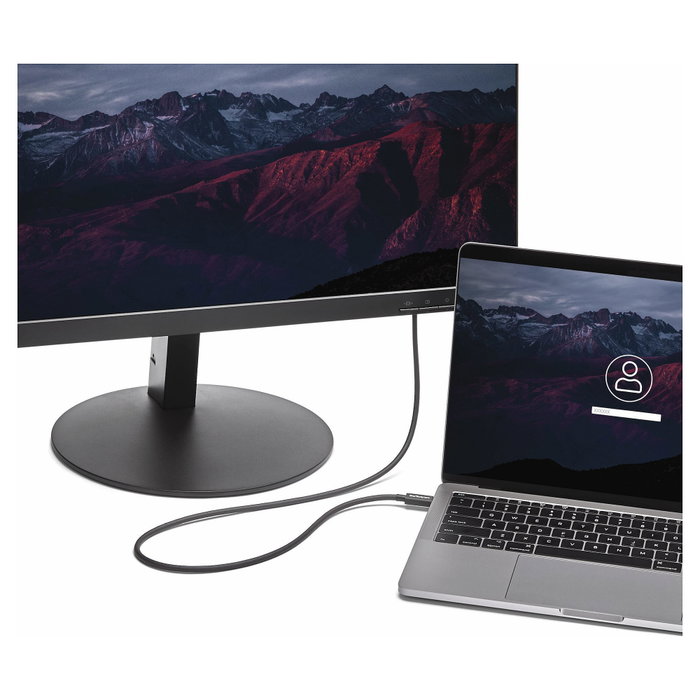 StarTech Cable Thunderbolt 3 de 2m, 20Gbps, USB-C, Negro