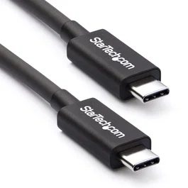 StarTech.com Cable Thunderbolt 3 Pasivo 2m - 20Gbps - PD 100W - Vídeo 4K - Certificado Thunderbolt - Compatible USB4