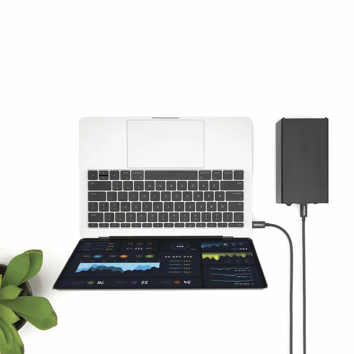 StarTech Cable Thunderbolt 3 USB-C de 2m, 20Gbps, Negro StarTech Cable Thunderbolt 3 USB-C de 2m, 20Gbps, Negro