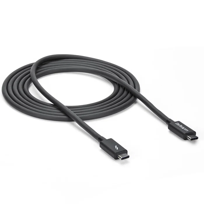StarTech Cable Thunderbolt 3 USB-C de 2m, 20Gbps, Negro StarTech Cable Thunderbolt 3 USB-C de 2m, 20Gbps, Negro